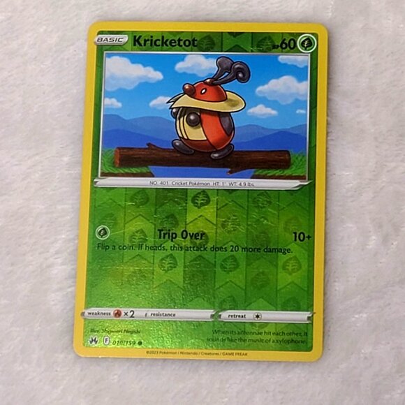 Pokemon Kricketot 010/159 Reverse Holo Crown Zenith 2023 - Picture 4 of 6